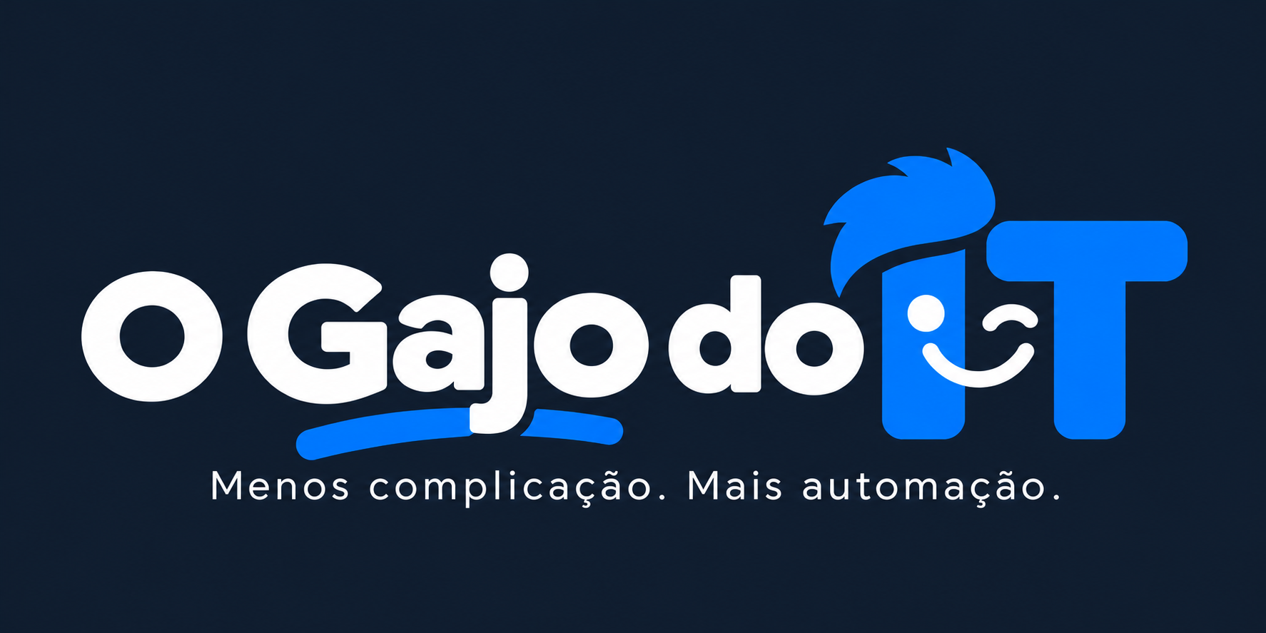 O Gajo do IT — versão do logótipo para fundo escuro